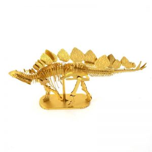 Mô hình hóa thạch khủng Long Stegosaurus tự lắp ráp bằng kim loại